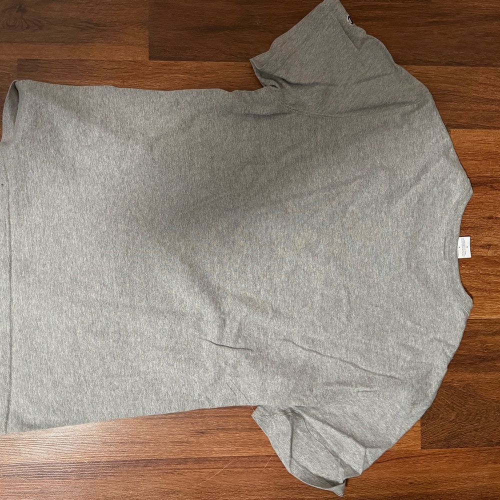 Champion Gray Short Sleeve Tee Classic Style - Picture 2 of 2